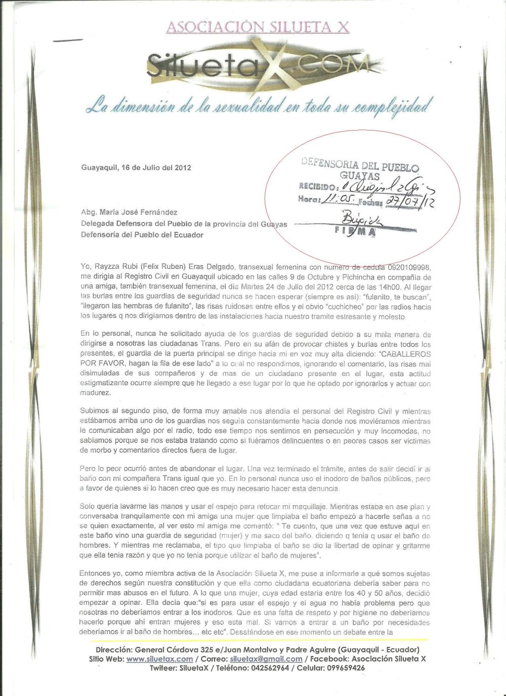 Discriminación a Trans en Registro Civil de Guayaquil2