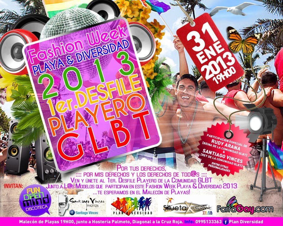 Fashion Week Playa y Diversidad 2013 - 1er desfile Playero GLBT