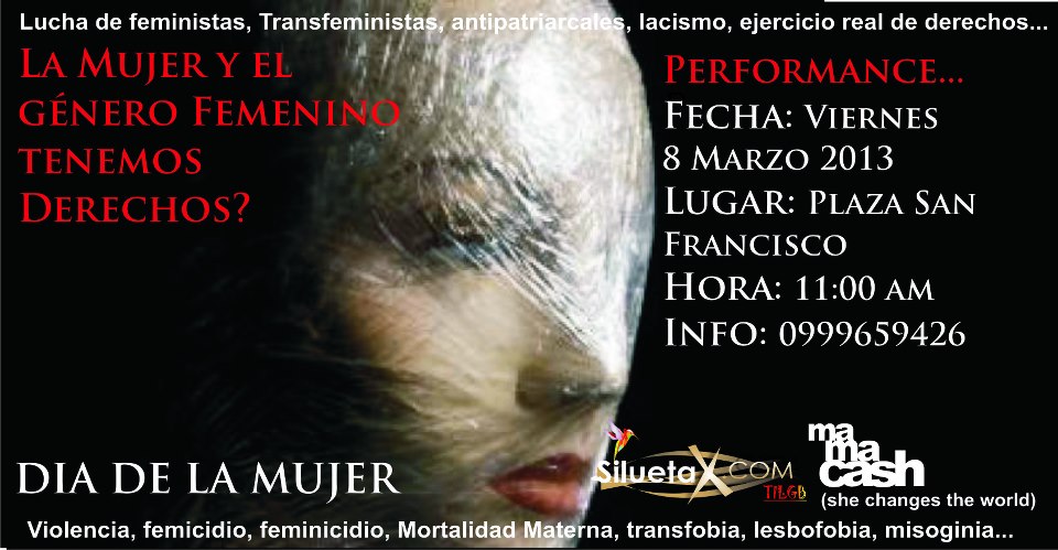 Dia de La Mujer Performance Guayaquil Ecuador