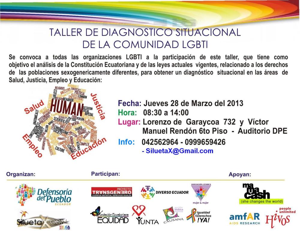 Taller Situacional GLBT Ecuador 2013