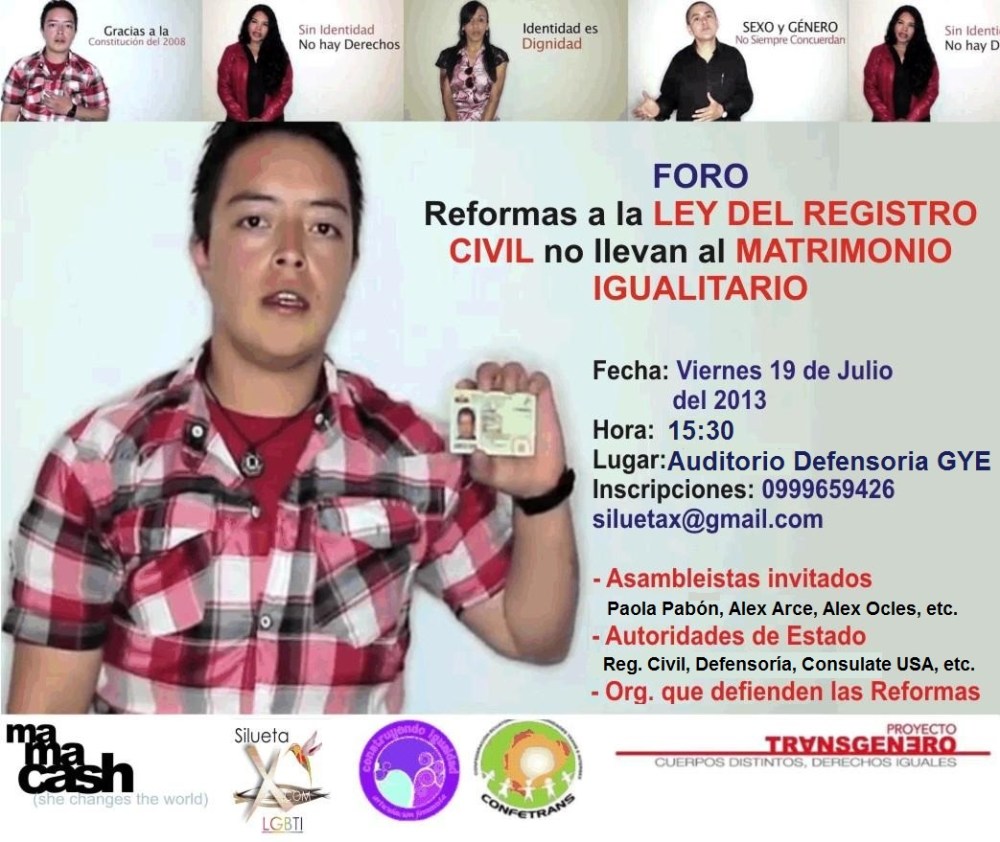 foro-reformas-a-la-ley-del-registro-civil-no-llevan-al-matrimonio-igualitario silueta x diane rodriguez