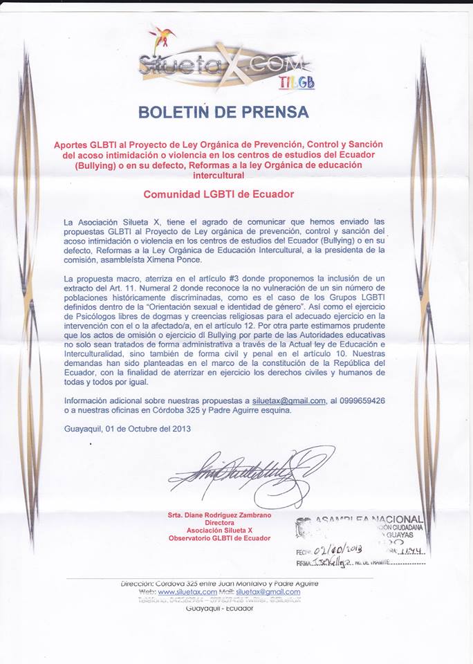 Boletin de prensa