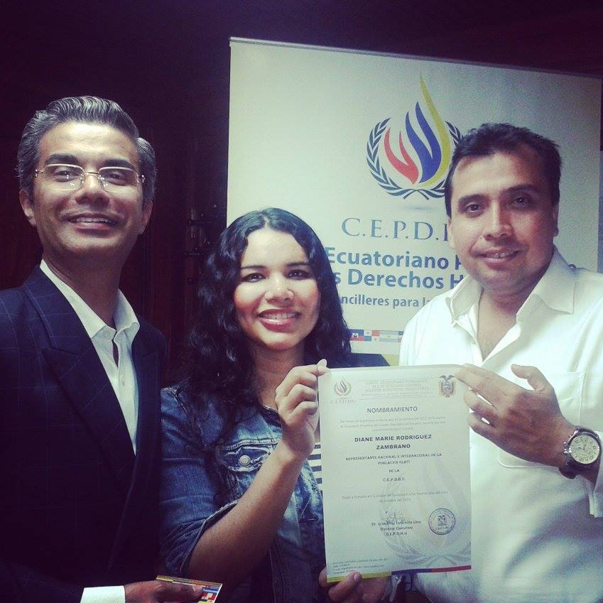 Nombramiento del Comité permanente ecuatoriano de los derechos humanos como rep. Nac. E int. GLBTI  (3)