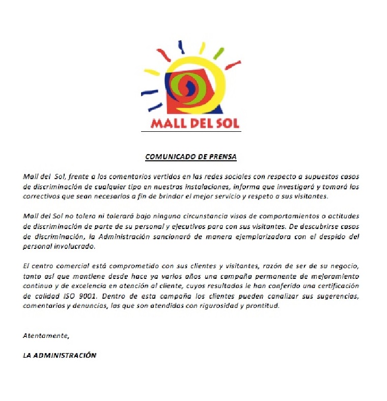 COMUNICADO_MALLDELSOL-SILUETAX-DIANERODRIGUEZ