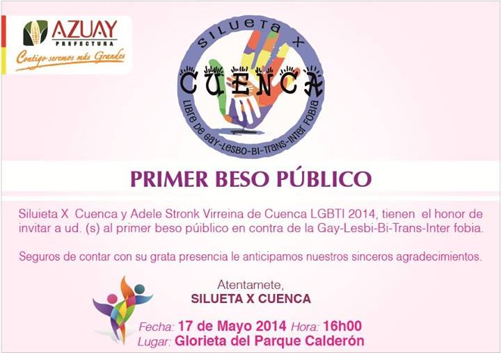 Cuenca - Beso contra la Homo-Transfobia - Organiza Silueta X Cuenca