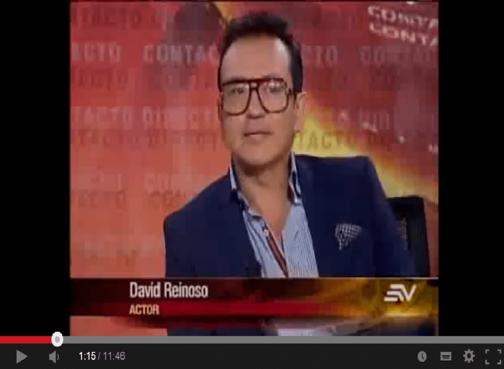 Entrevista David Reinoso en Contacto Directo de Ecuavisa-Siluetax-DianeRodriguez