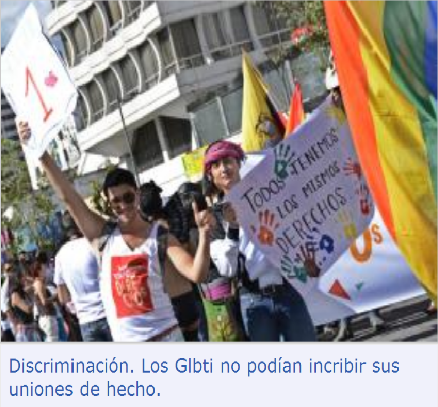 Acuerdo entre Ejecutivo y grupos GLBTI se concretó el 18 de agosto