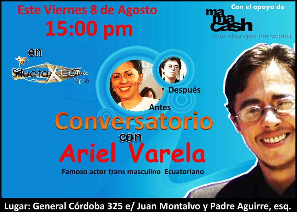 Conversatorio trans masculinos Ariel Varela para Asociación Silueta X