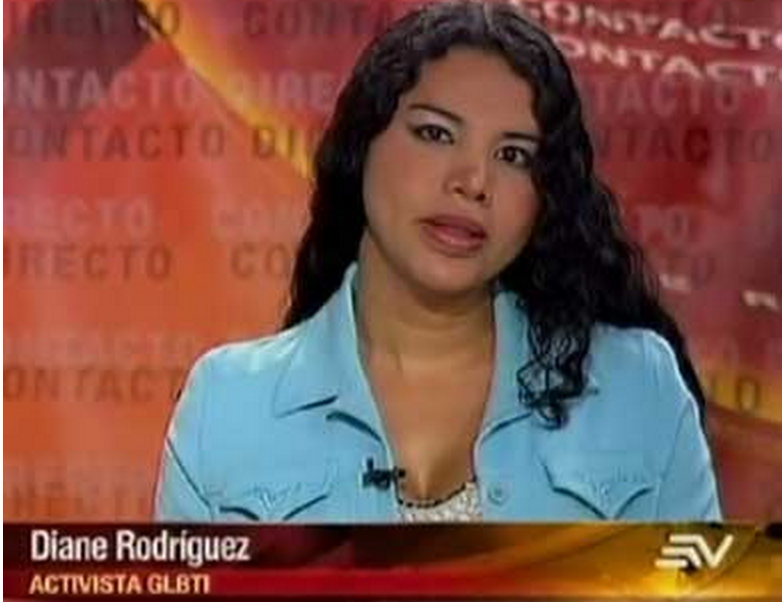 Diane Rodríguez Activista de la Comunidad GLBTI