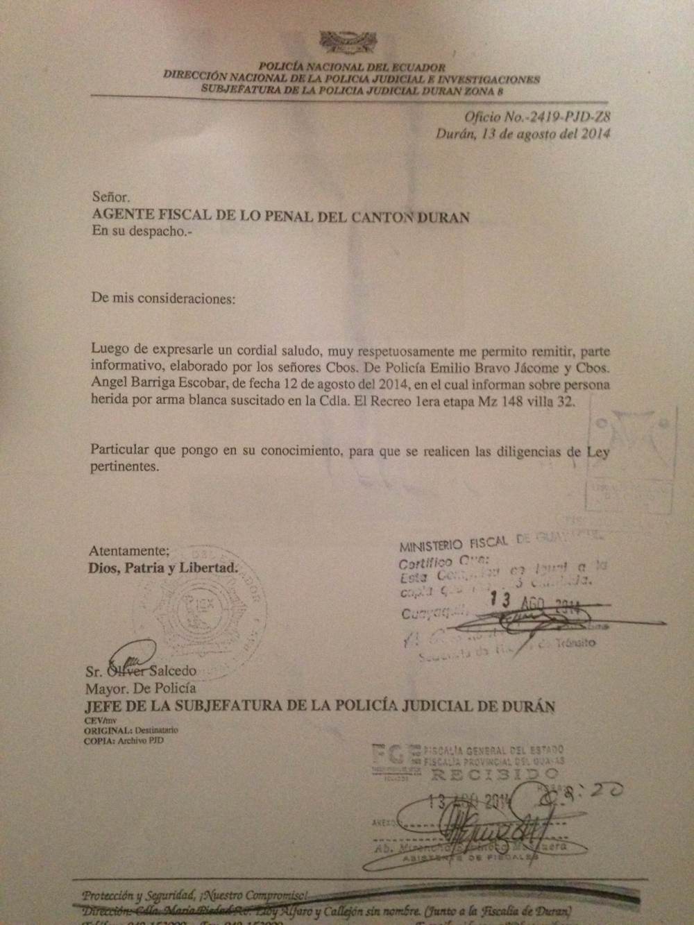 Documentos de denuncia de androgina presentada en Silueta X (3)