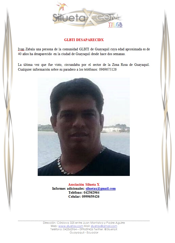 GLBTI desaparecido