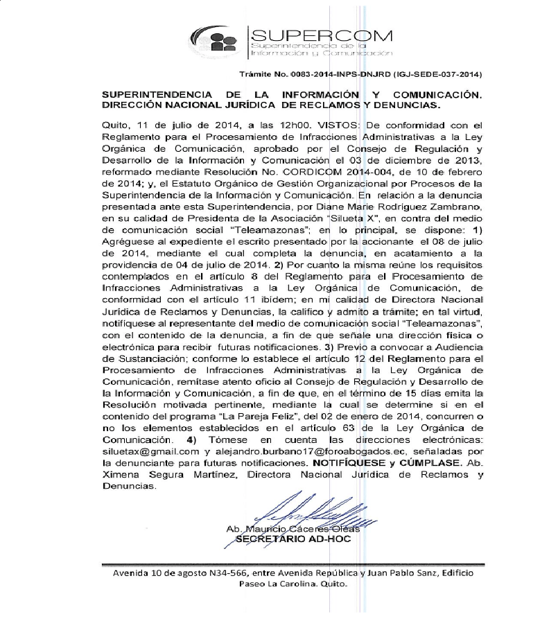 Superintendencia de la Informacion y Comunicacion-Siluetax