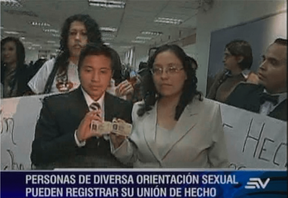 Conozca a la primera pareja que registró su unión de hecho en Quito