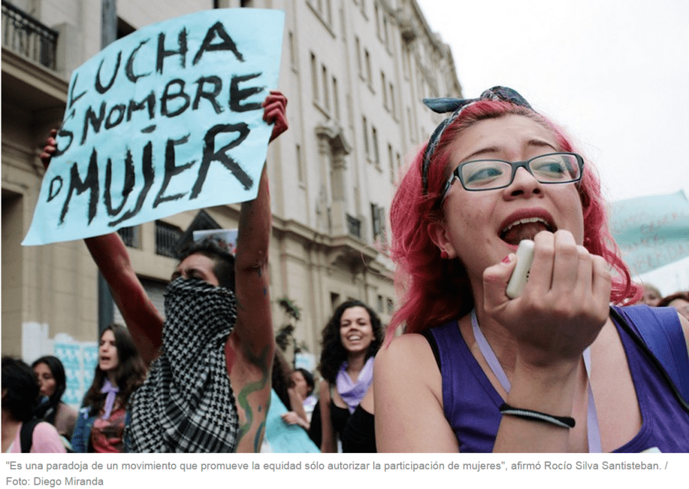 El doble discurso del encuentro feminista en Lima.