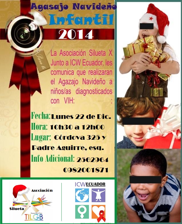Agasajo infantil a niños y niñas diagnosticados con VIH por parte de la Asociación Silueta X