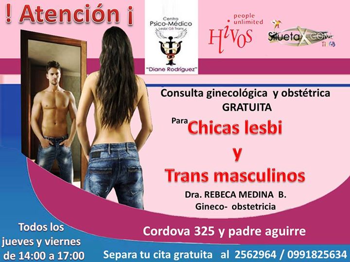 Consulta ginecologica para chicas lesbis y trans masculinos en Silueta X - Hivos