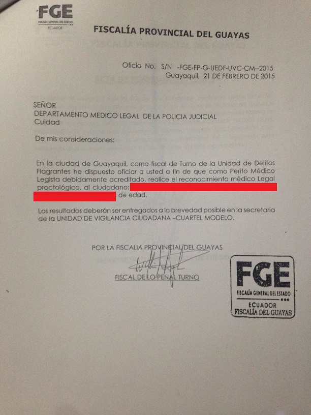 Denuncia Violan a niño en Guayaquil 2015 Asociación Silueta X (1)