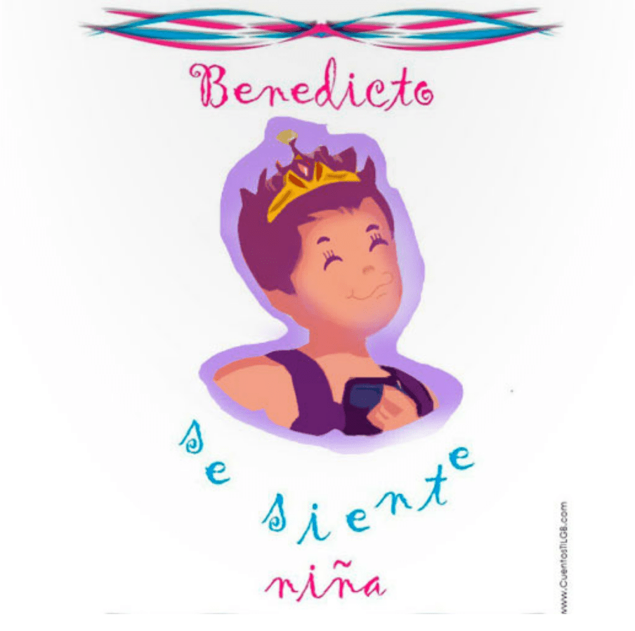 Primer cuento para niños transexuales, 'Benedicto se siente niña'