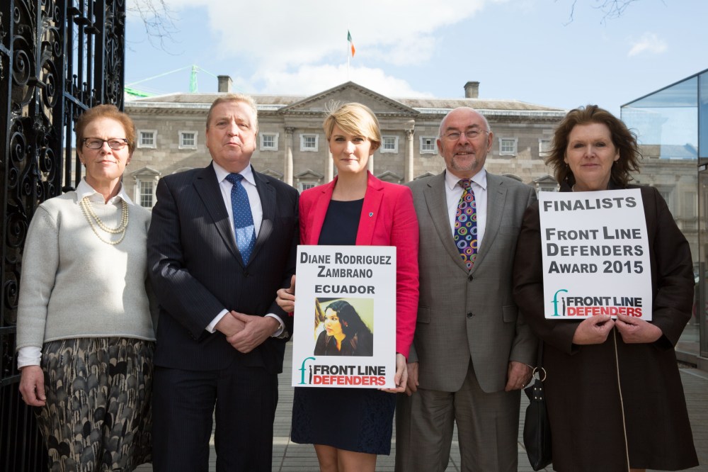 Diane Rodríguez Zambrano, activista de los derechos LGBT, es una de las nominadas al Premio Front Line Defender 2015 para defensores de derechos humanos