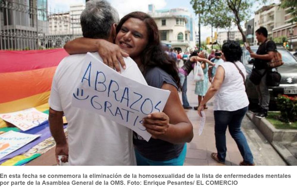 Abrazos y besos contra la homofobia en Guayaquil- SiluetaX