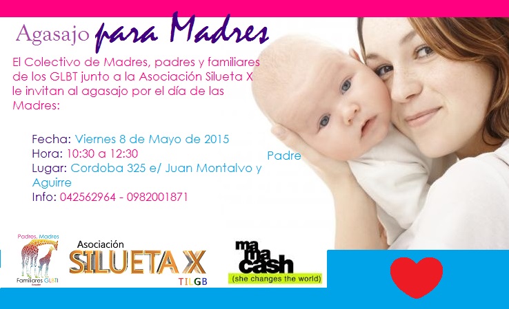 Agasajo por el día de las Madres - Colectivo Padres y Madres de los LGBT y Silueta X