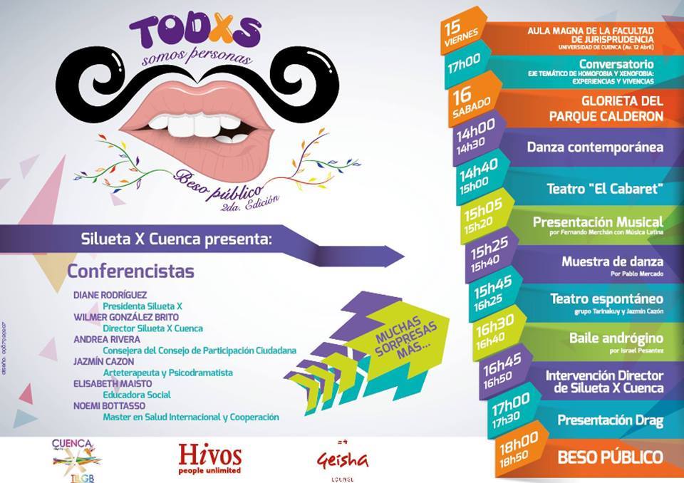 Agenda de Cuenca contra el Día de la Homo Les Trans Fobia