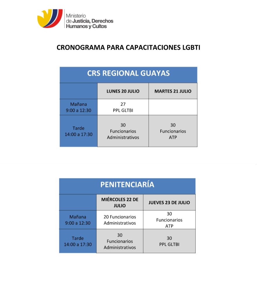 Capacitaciones LGBTI al Ministerio de Justicia por parte de Silueta X - 2015