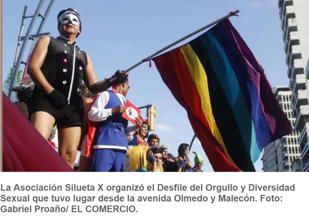 La marcha del Orgullo GLBTI tiñó de colorido el centro de Guayaquil- SiluetaX