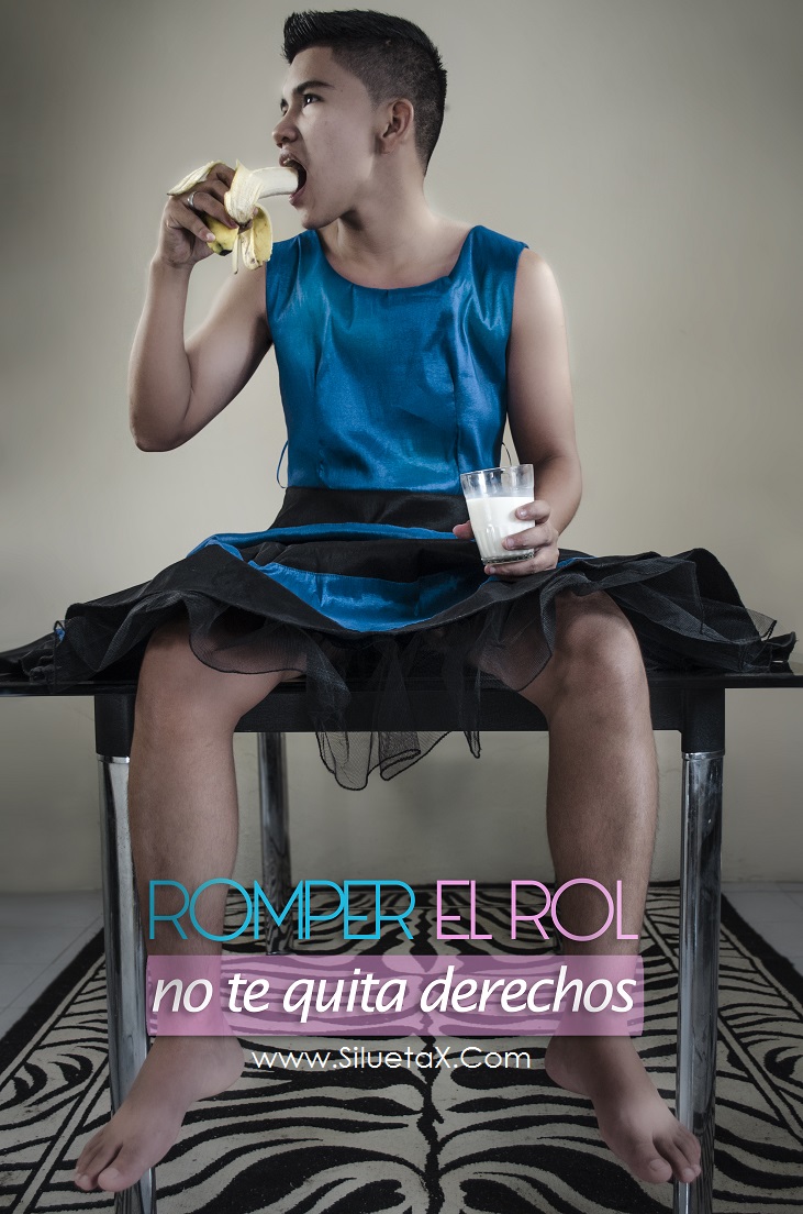 Romper el Rol de género no te quita derechos - Campaña Silueta X - Tiempo de Igualdad - Andres Torres transmasculino