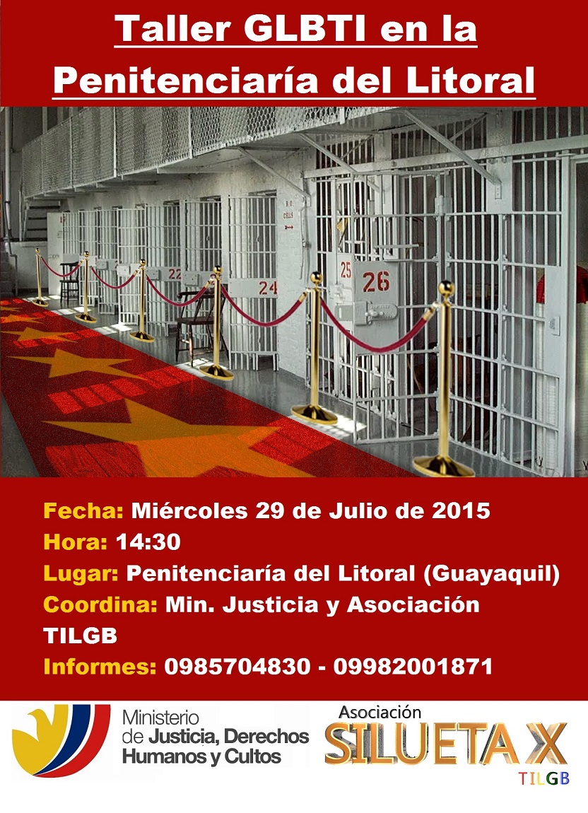 Taller en la Penitenciaria del Litoral - Asociación Silueta X y Ministerio de Justicia Julio 2015