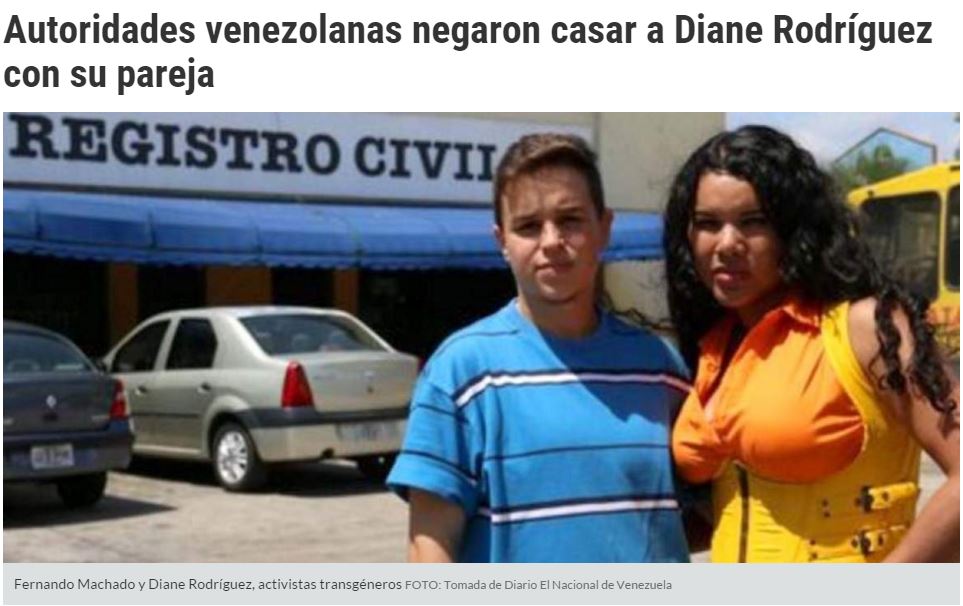 diario el nacional diane rodriguez y fernano machado