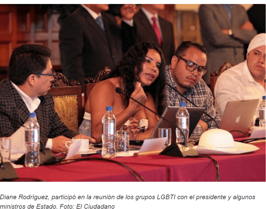 Gobierno de Ecuador avanza en la generación de políticas en beneficio de los grupos LGBTI
