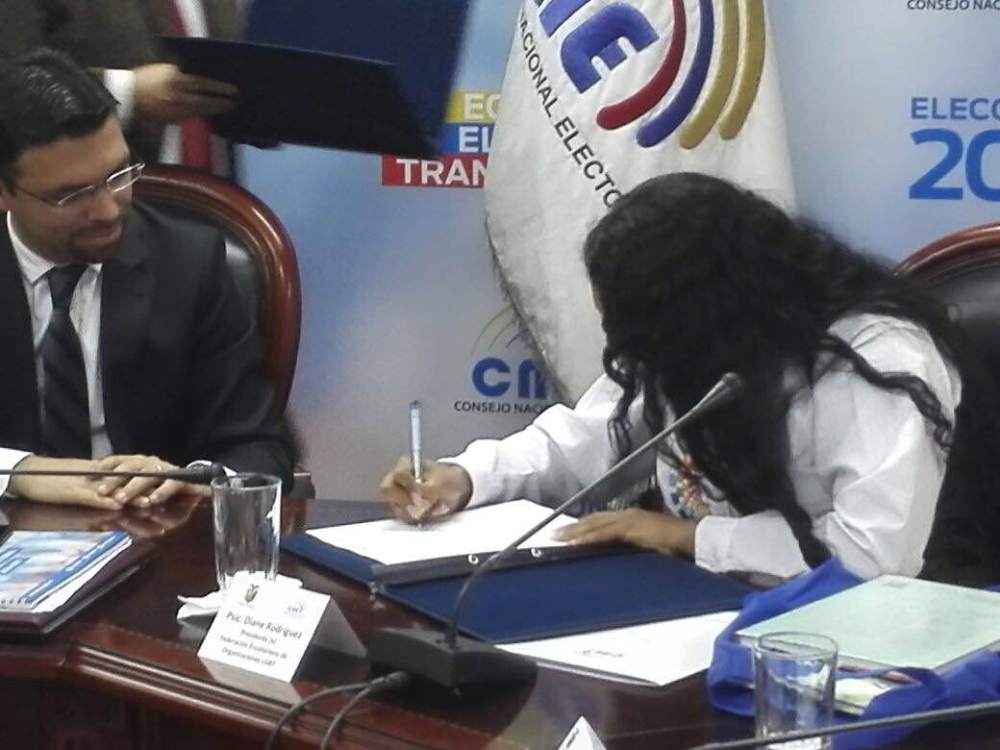 Federación de Organizaciones LGBTI logra acuerdos en favor de los LGBTI con el Consejo Nacional Electoral (2)