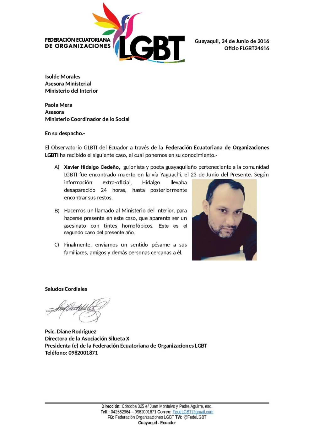 Oficio_FLGBT24616_Min_Interior_LGBTI_es_asesinado